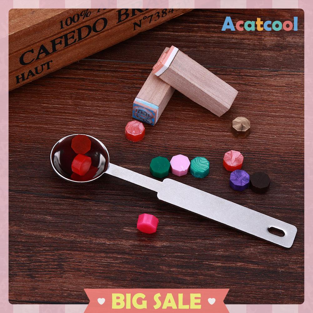 Sendok Stempel Lilin Bahan Stainless Steel Dengan Gagang Panjang