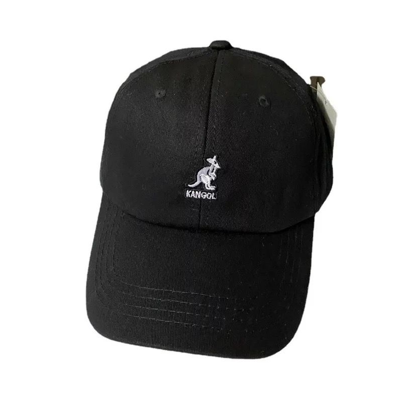 Topi baseball kaktus cream-Kangguru hitam