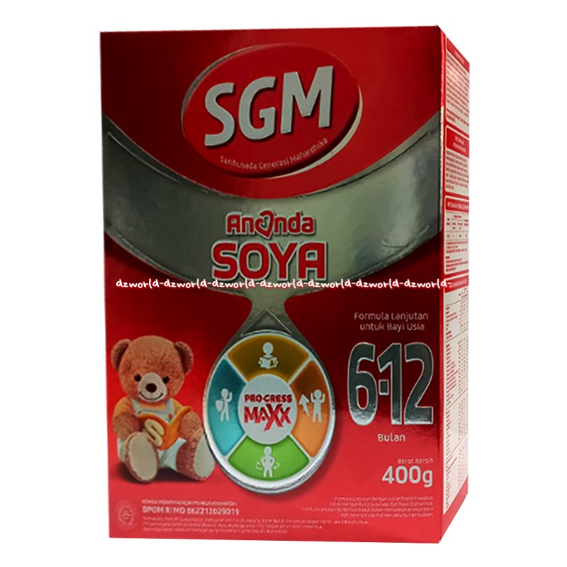 SGM Ananda Soya Advance 6-12bulan 400gr Susu SGM Soya Susu Formula Bayi