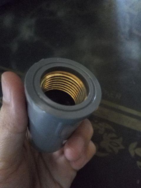 Socket Drat Dalam Kuningan Pvc Aw (rucika) D. 1/2