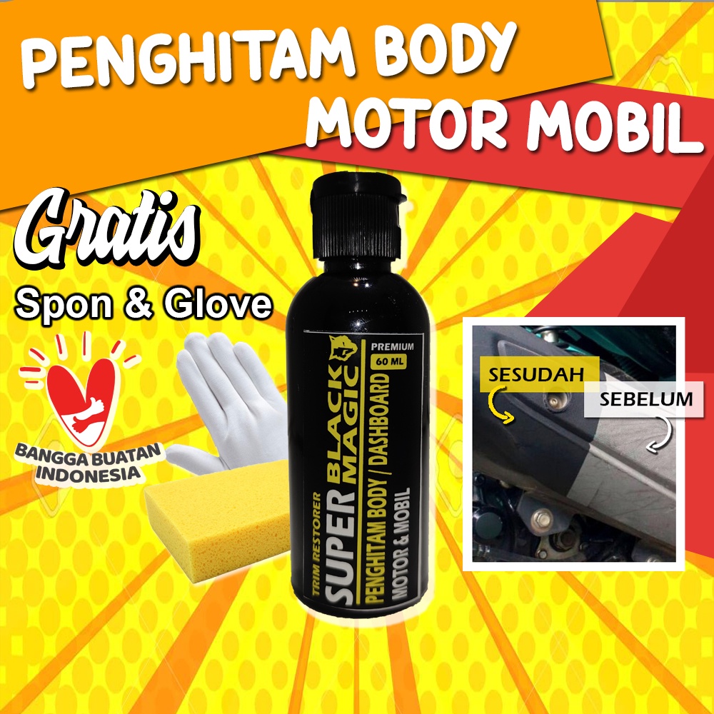 PENGHITAM BODY TRIM MOTOR MOBIL DASHBOARD PERMANEN