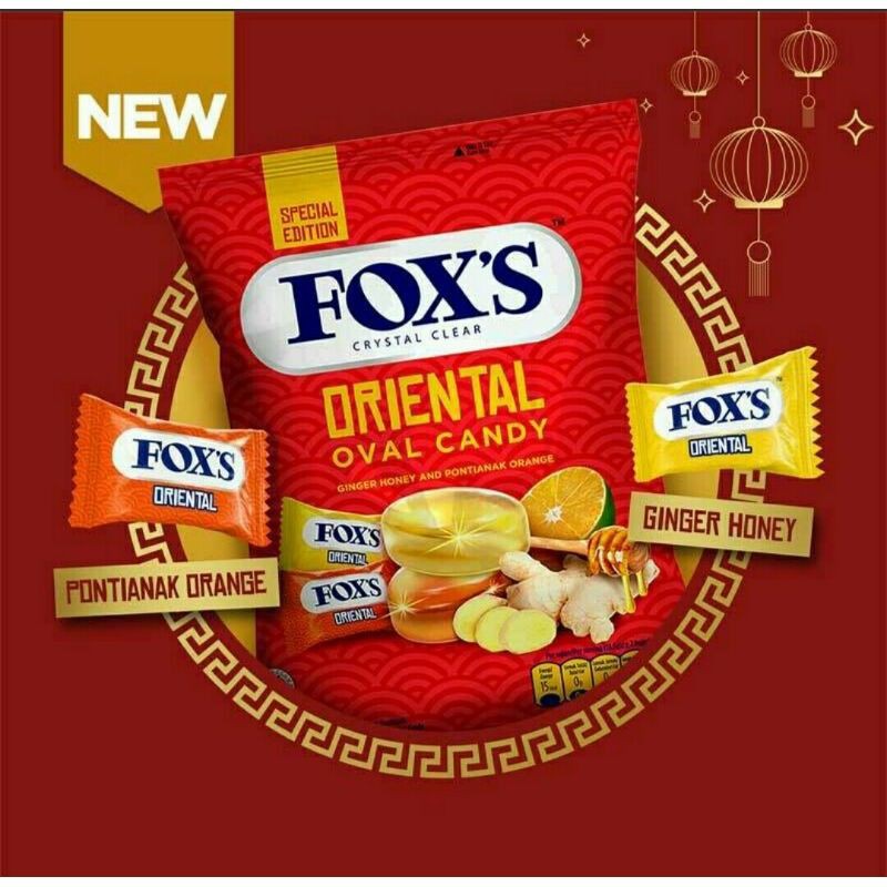 permen foxs oriental oval candy 125 gram