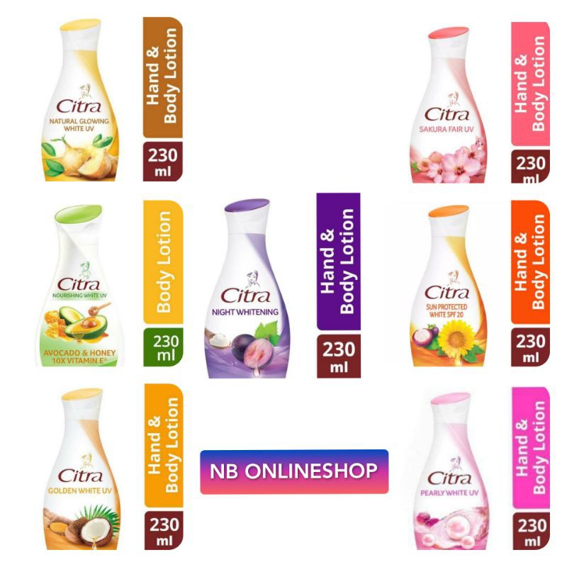 CITRA HAND &amp; BODY LOTION 250ML