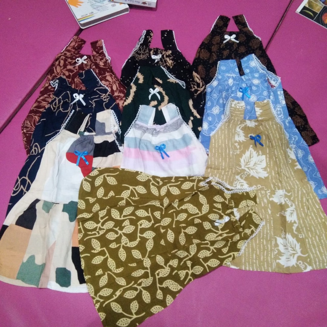 Daster Batik Anak Motif Random/ Batik Anak