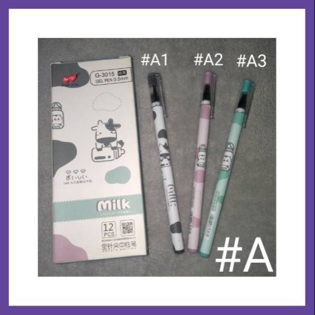 

Pulpen gel zhixin G-3015 "MILK