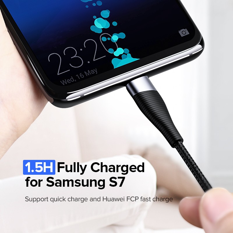 【Stok Produk di Indonesia】NOKIA Ugreen Kabel Data / Charger Micro USB 2.0 3A fast charging Untuk Samsung Huawei Xiaomi Oppo Vivo LG Nexus PS4