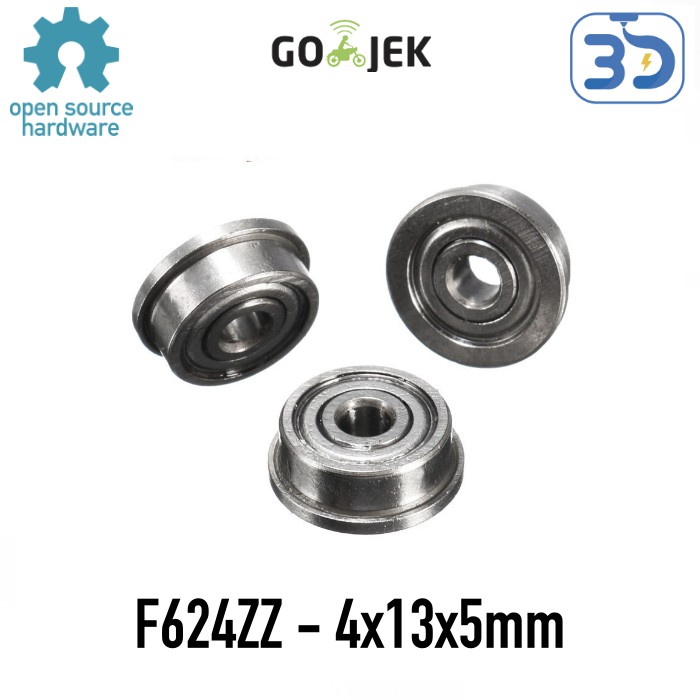 Ball Bearing F624ZZ Miniatur Steel Bearing