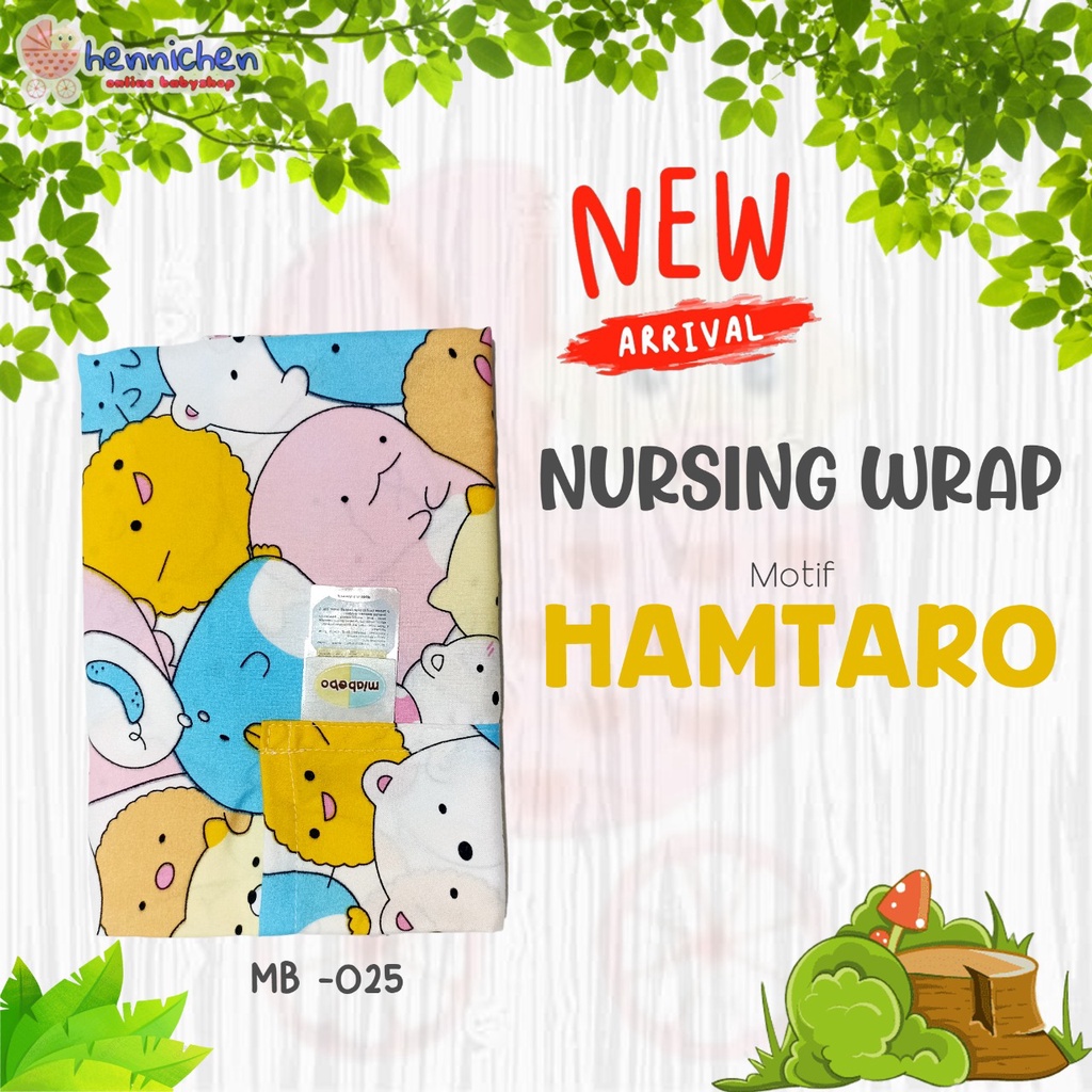 MIABEBO BY OBAYITO NURSING WRAP SELAPIS JARING PERLENGKAPAN MENYUSUI MB-025