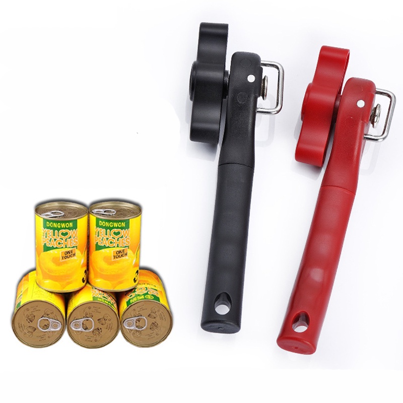 Pembuka Kaleng Can Opener Safety Alat Side Cut Aman Stainless Sealed Susu Makanan Tutup P007