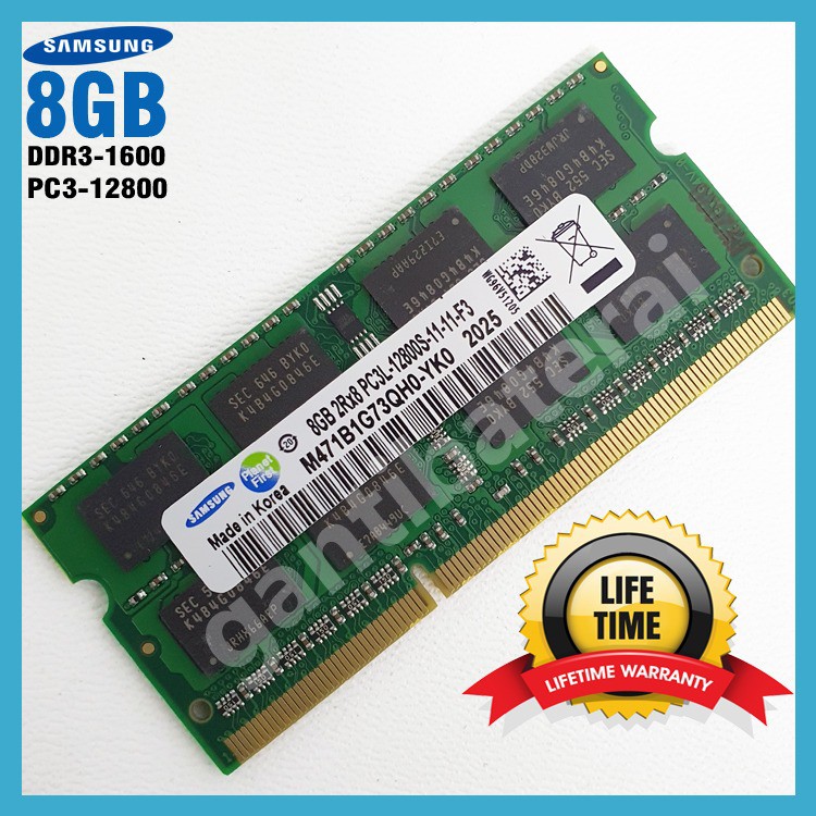 Sodim 8gb ddr3 dr3l 1600 pc3l-12800 low voltage