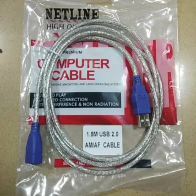 Netline Kabel USB Extension 1,5Meter