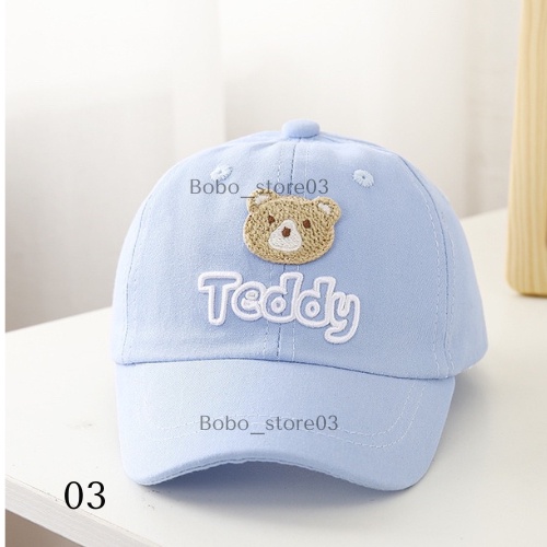 Bobo_store03 Topi Baseball Anak Laki Laki Anak Perempuan Model TEDDY