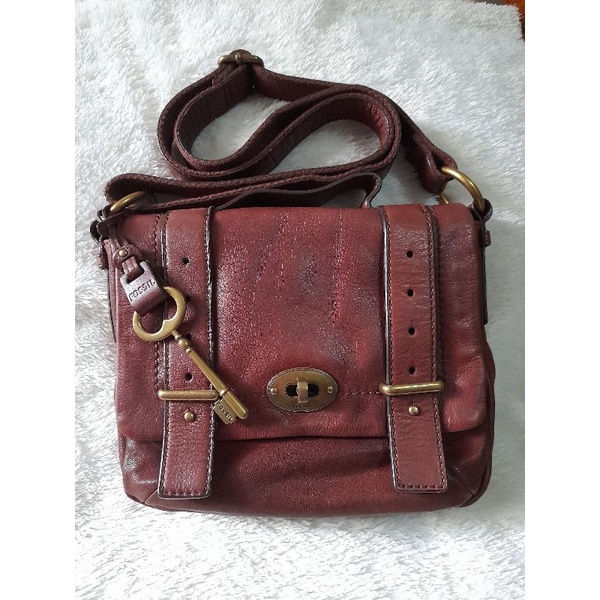 tas fossil mason brown preloved