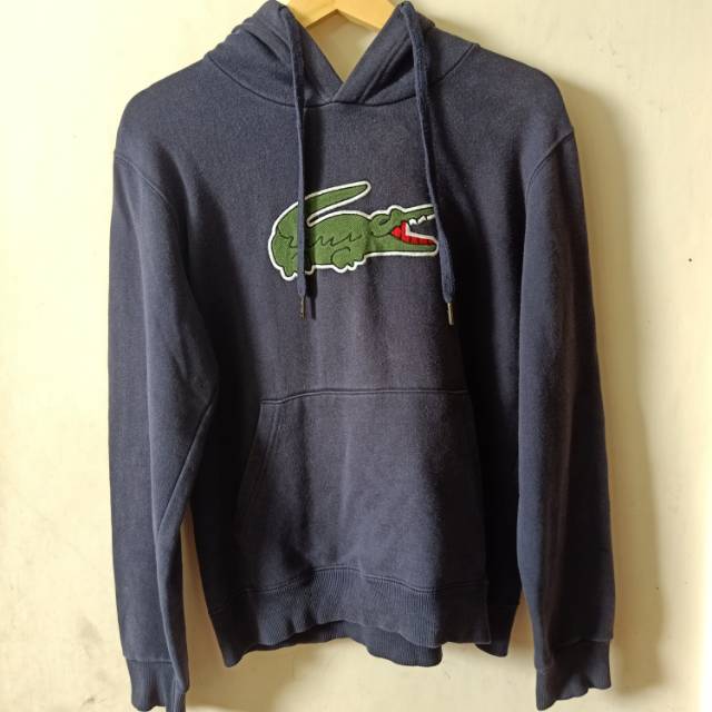 HOODIE LACOSTE NAVI ORIGINAL / JAKET LACOSTE ORIGINAL