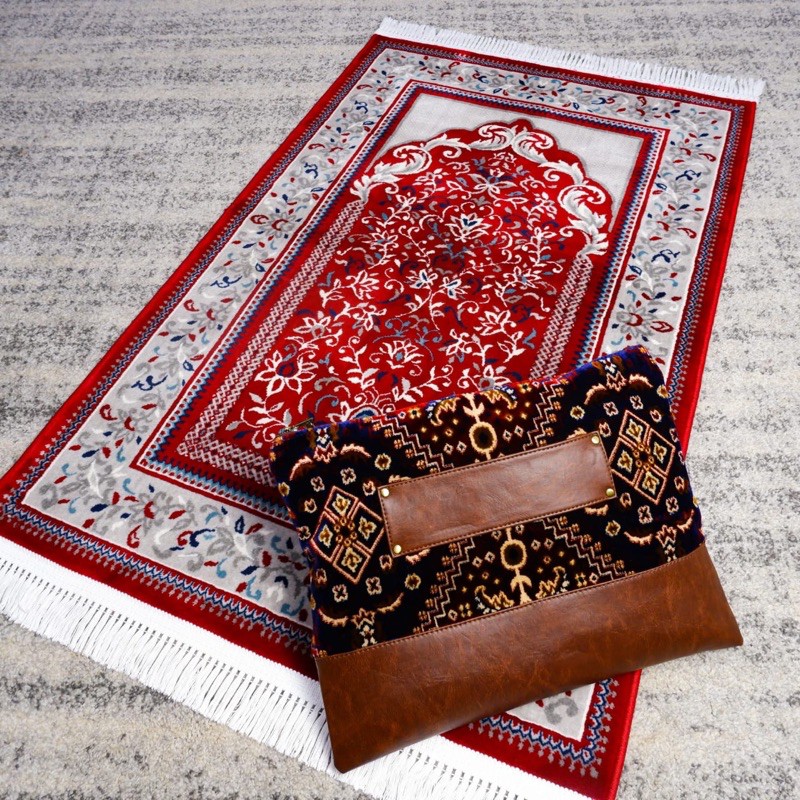 bundling sajadah + tas etnik turki