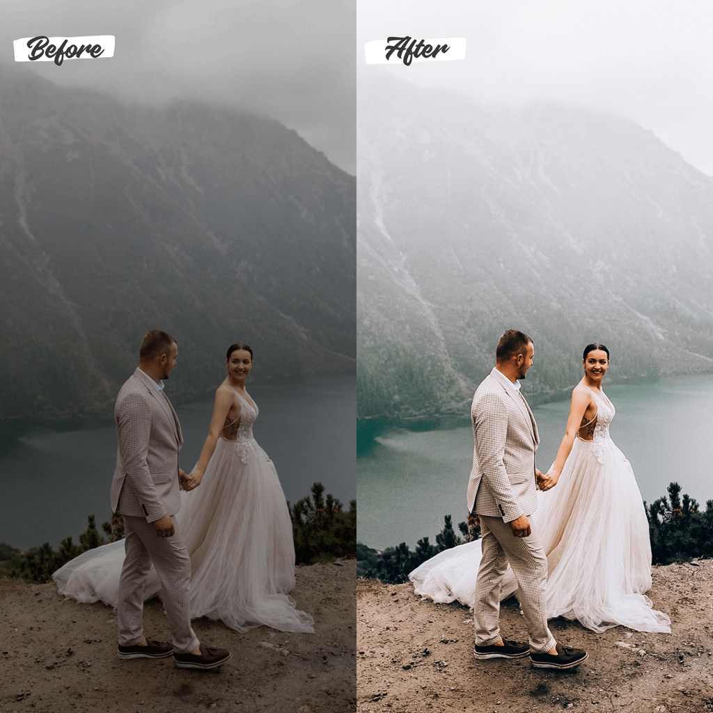 10 Premium Lightroom Preset Forest Green Pack (10 Preset) Mobile IOS/Android and Dekstop