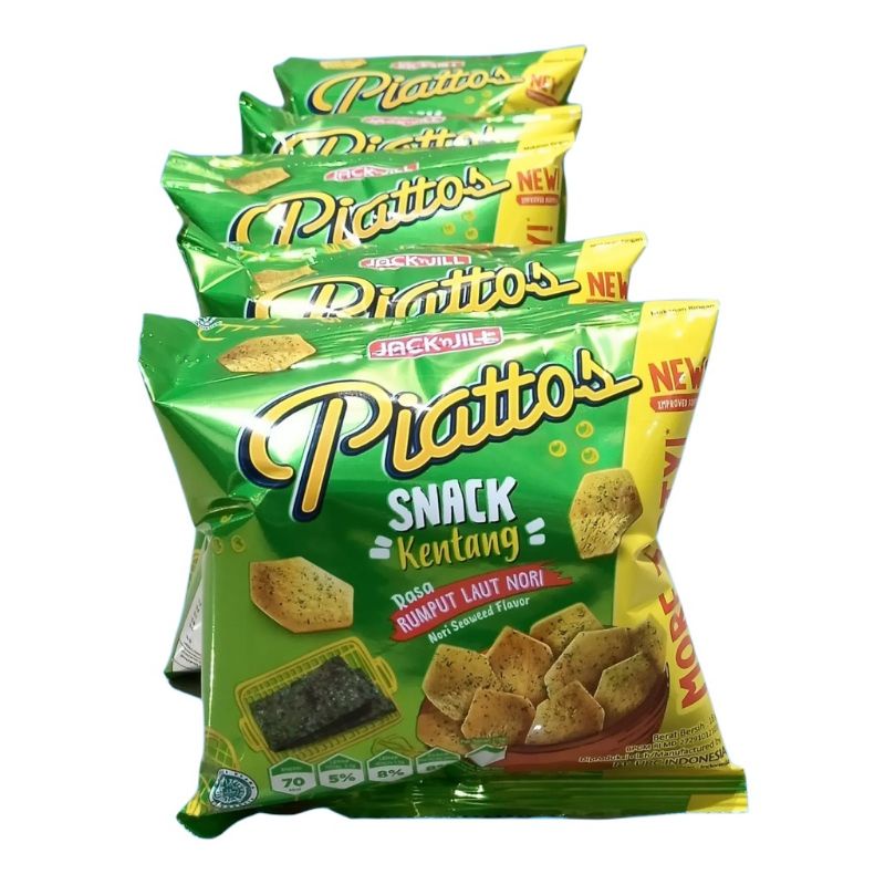 

PIATTOS Snack Kentang Rasa Rumput Laut Nori 20 gram (1 renceng isi 10 pcs)