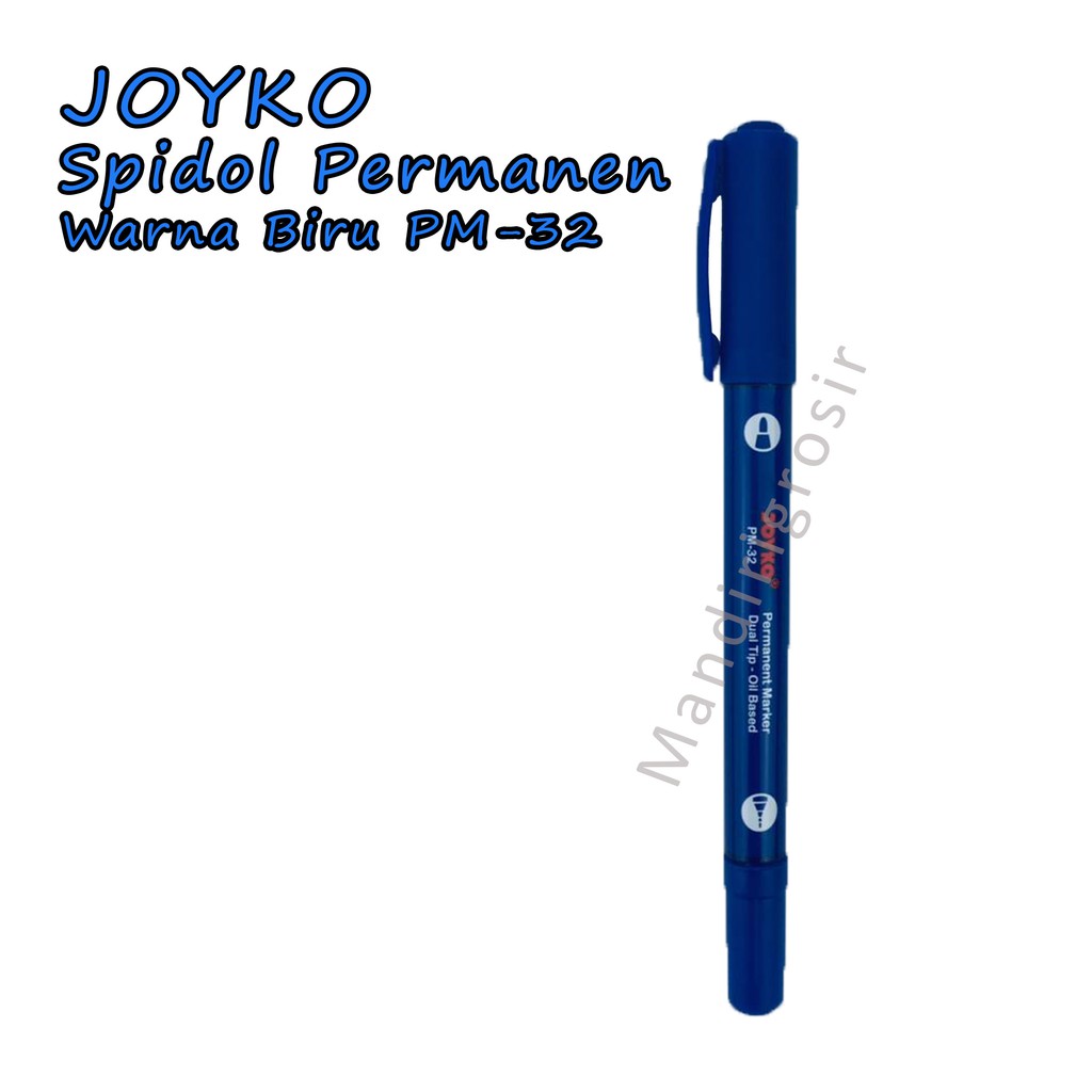 Spidol Permanen *Joyko * Warna Biru * PM-32