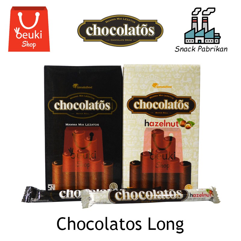 

Chocolatos Wafer Roll Long - 20pcs x 16gr