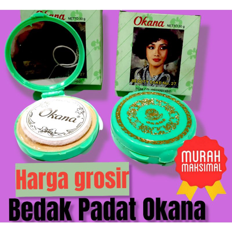 Jual Bedak Padat Okana Compact Powder Bedak Jadul Shopee Indonesia