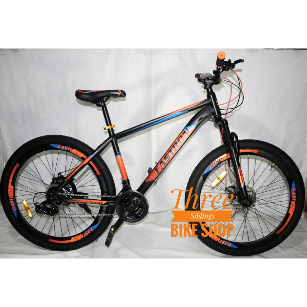SEPEDA MTB FASTRON 27.5 INCH Warna Biru Orange