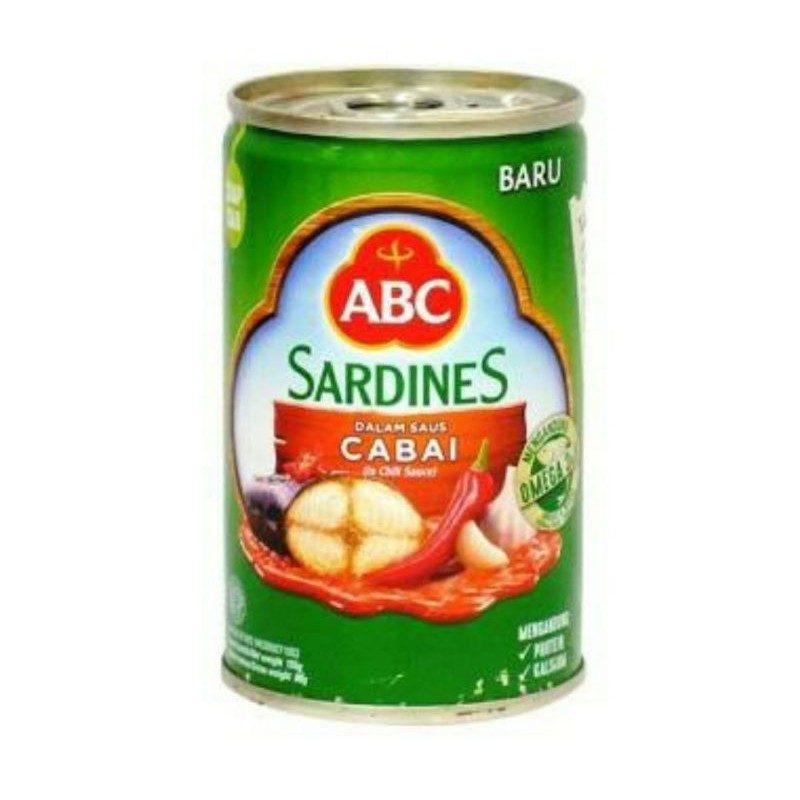 

ABC sarden saus cabai-makanan kaleng 1 pcs