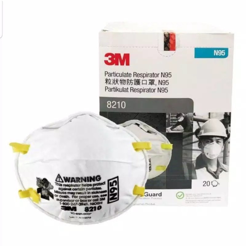 MASKER 3M N95 8210 SINGAPORE - 20 PCS
