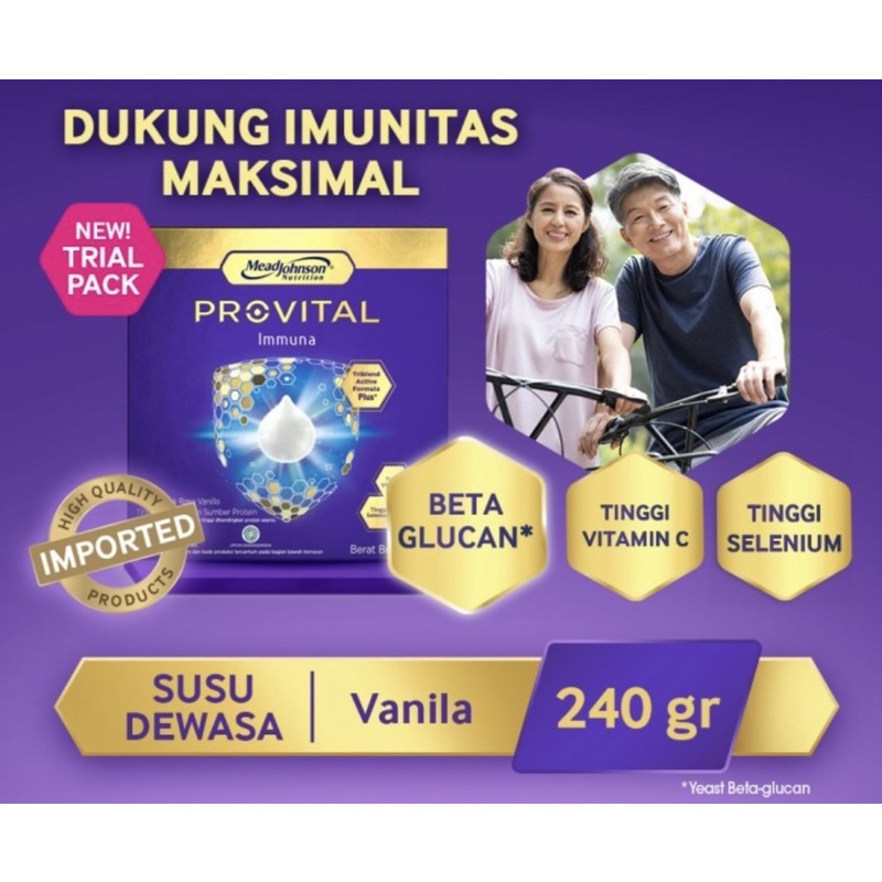 Provital immuna 240 gram ( susu meningkatkan imun )