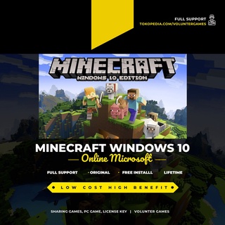 MINECRAFT FOR WINDOWS EDITION PC Original ONLINE