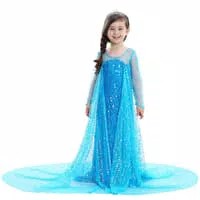 kostum frozen princess elsa dress halloween costume elsa sequin dress