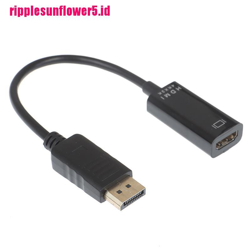 Adaptor Konverter Video 4k Displayport DP Ke HDMI 1080P