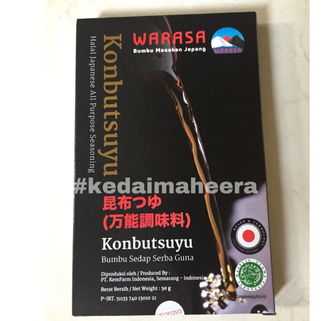 

Bumbu konbutsuyu saus konbu non MSG halal