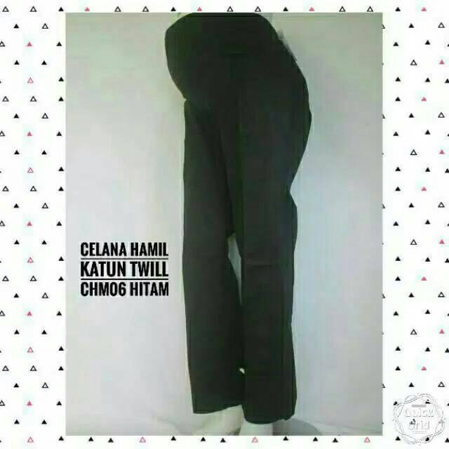 BA04 Celana Hamil Kerja Katun Twill  Lurus