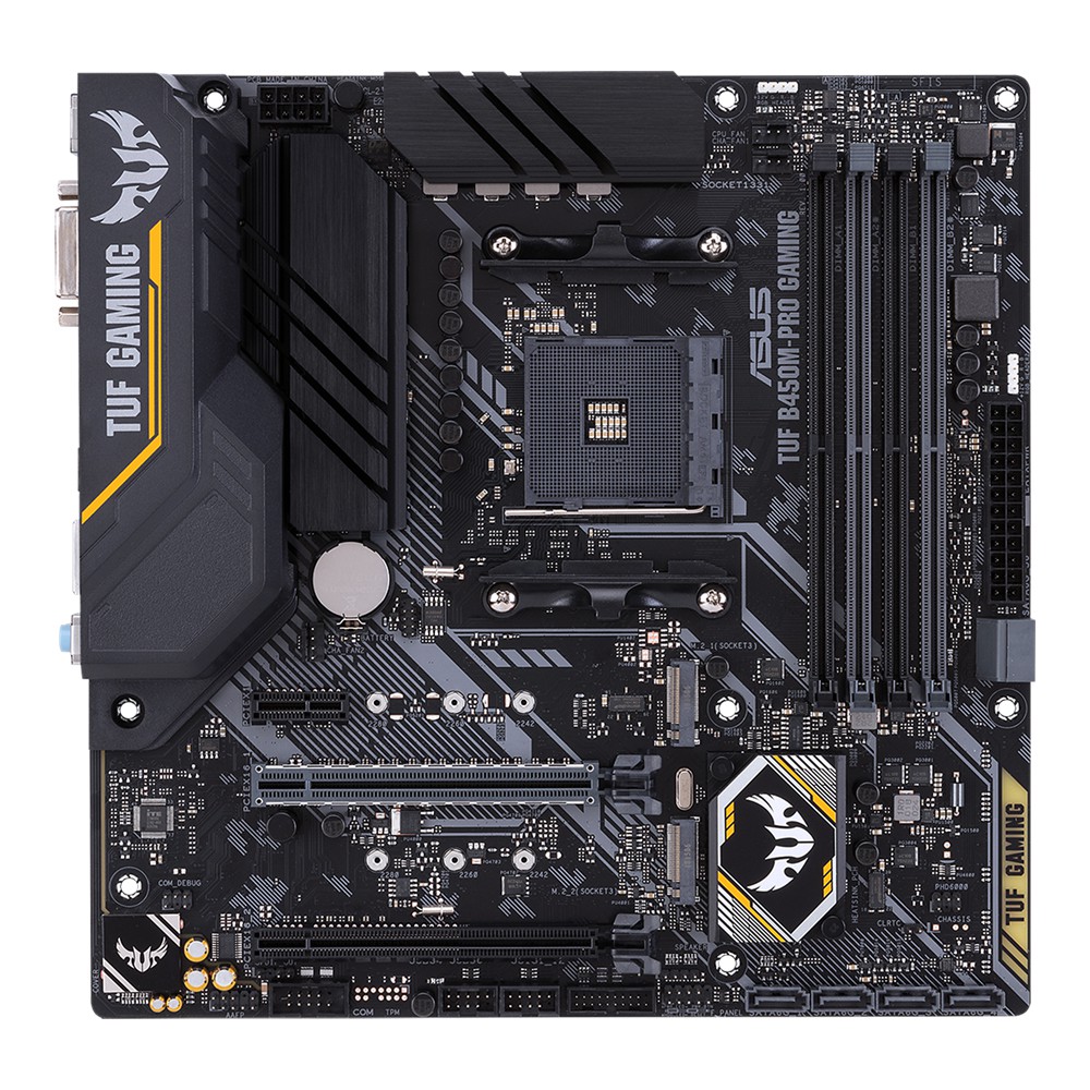 ASUS TUF B450M-PRO GAMING AM4 mATX DDR4 DUAL M.2 MOTHERBOARD AMD