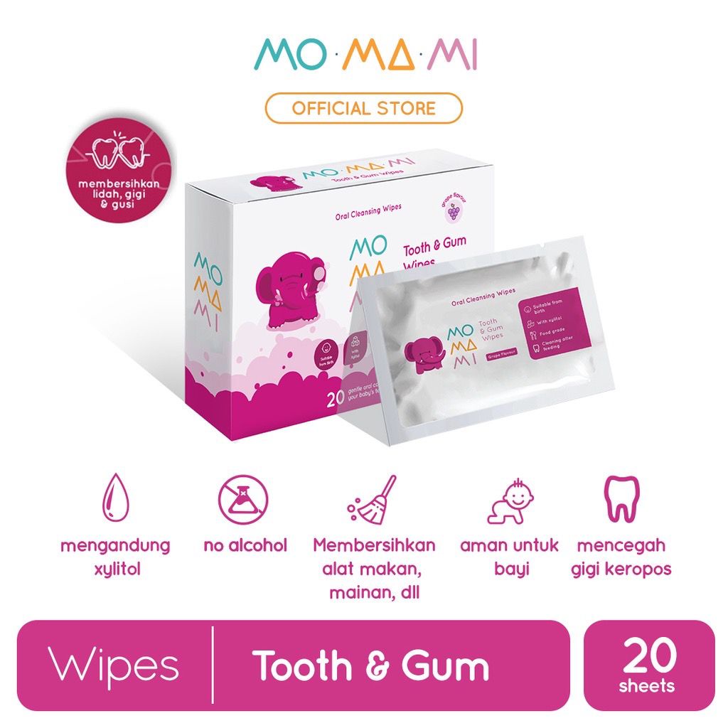 Momami Antibacterial Anti Bacterial, Water, Pacifier &amp; Bottle, Tooh &amp; Gum Wipes Tissue Tisue Bayi Baby, Mama's Choice Wipes Wajah &amp; Tangan Bayi