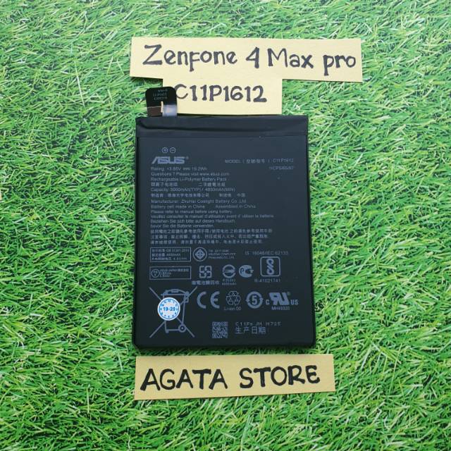 Baterai Batre asus zenfone 4 Max Pro C11P1612 Original / Baterai Asus 3 S Zoom ZE553KL Ori