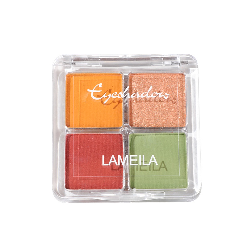 LAMEILA 4 COLOR AVOCADO EYESHADOW DISK MATTE SHIMMER FRUIT EYESHADOW PALETTE KODE 3049