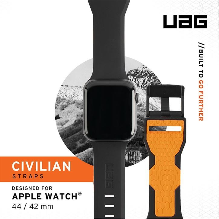 UAG Civilian Silicone Strap Apple watch 42mm 44mm 38mm 40mm 41mm 45mm ULTRA series 1 2 3 4 5 6 7 8 se Tali iwatch rubber