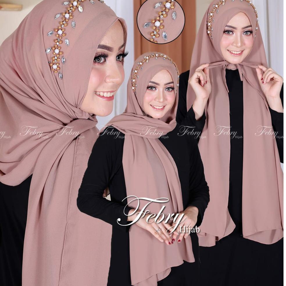 HIJAB PASHMINA PAYET MUTIARA // HIJAB PASHMINA PAYET [BLG. 377916]