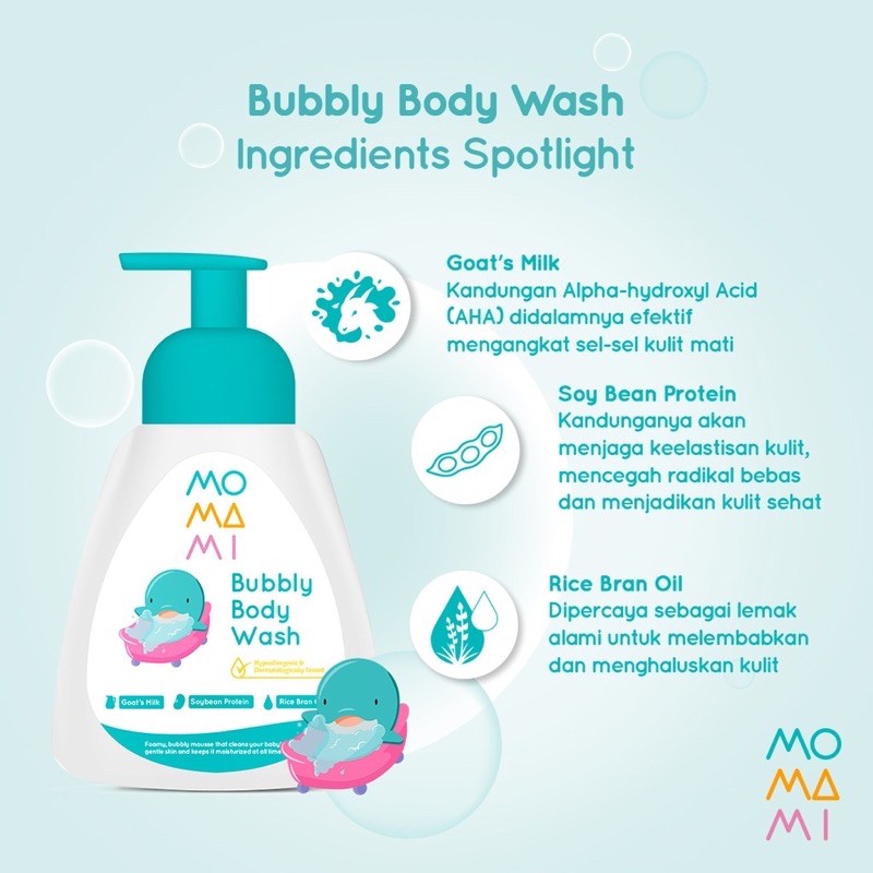 momami bubbly body wash