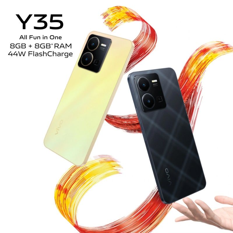 VIVO Y35 8/128GARANSI RESMI VIVO IMEI TERDAFTAR SEGEL