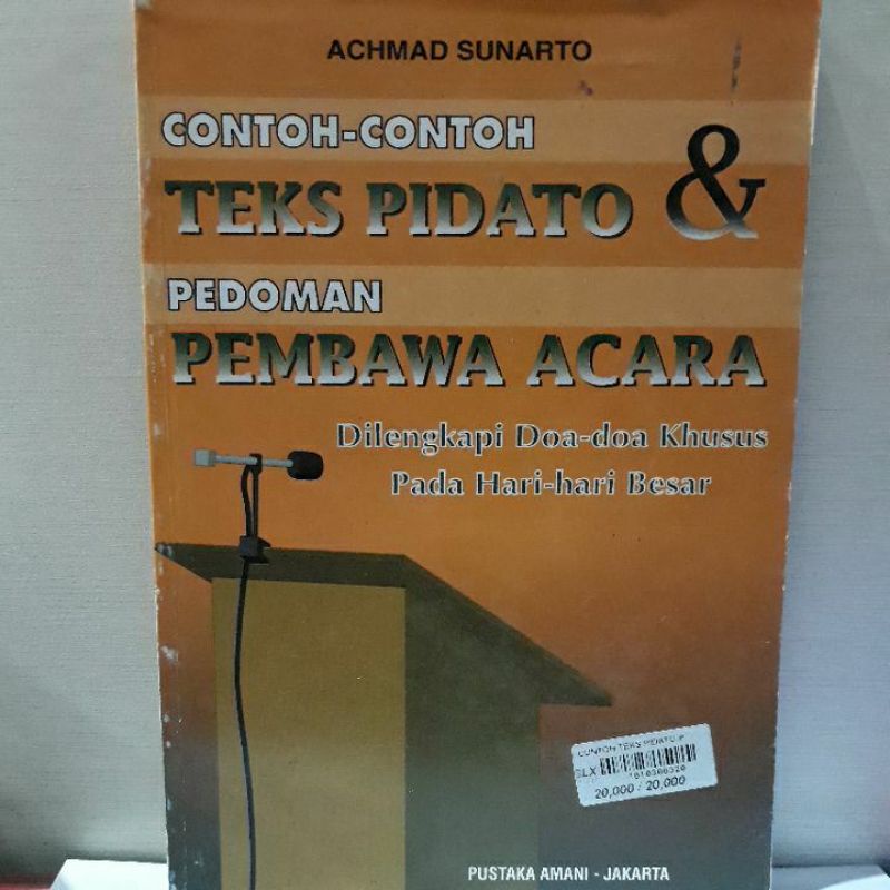 Contoh-Contoh Teks Pidato & Pedoman Pembawa Acara