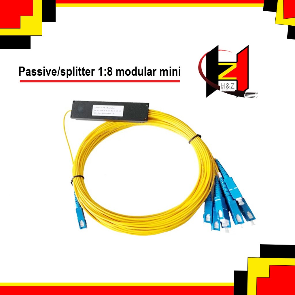 Splitter 1:8 Modular Mini/Passive Splitter 1 - 8 SC UPC mini modular