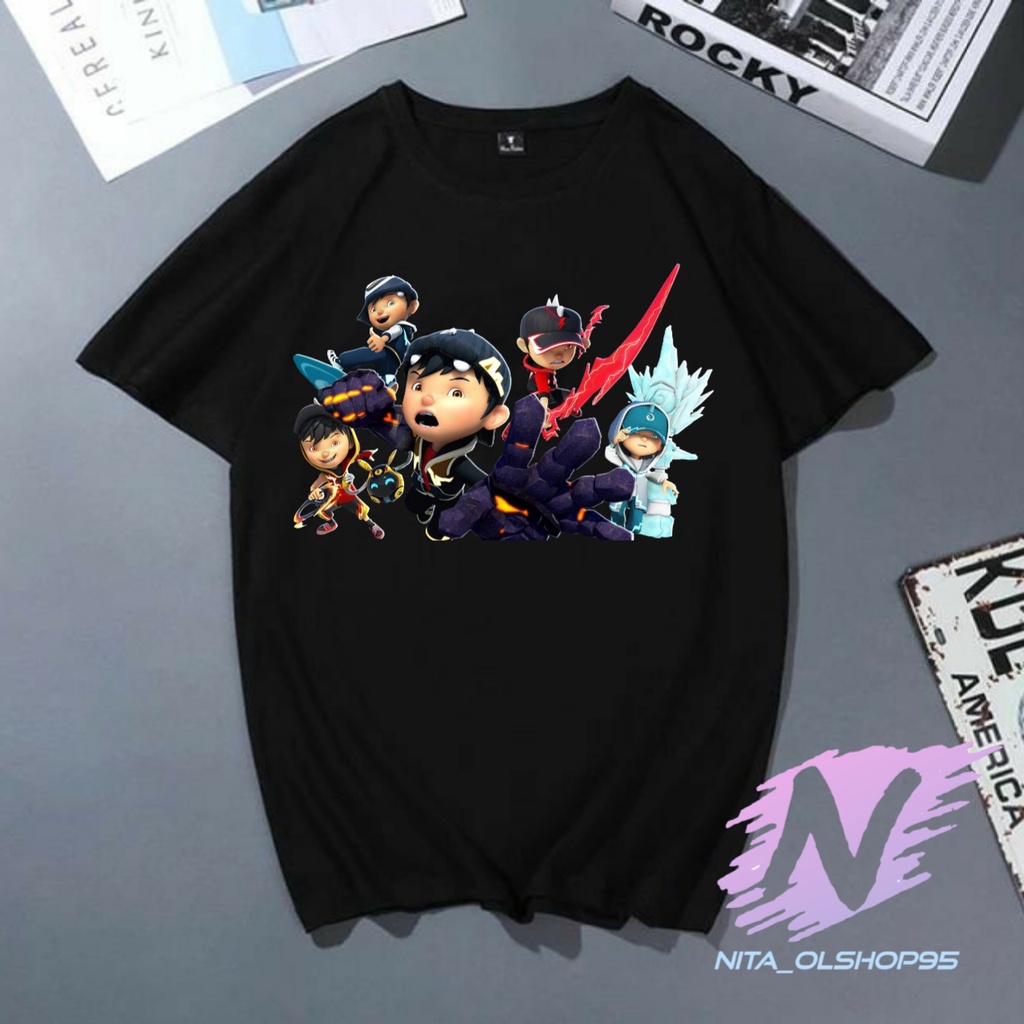 kaos anak BOBOIBOY baju kartun anak