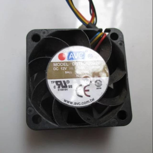 DC Brushless Fan 12v 0,5A  ( 4x4x2) cm sepasang 2 pcs
