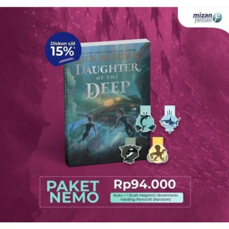 Jual DAUGHTER OF THE DEEP KARYA RICK RIORDAN | Shopee Indonesia