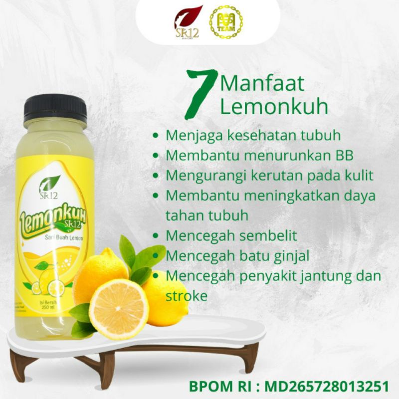 

Lemonkuh SR12 Sari Buah Lemon 250ml & 500ml