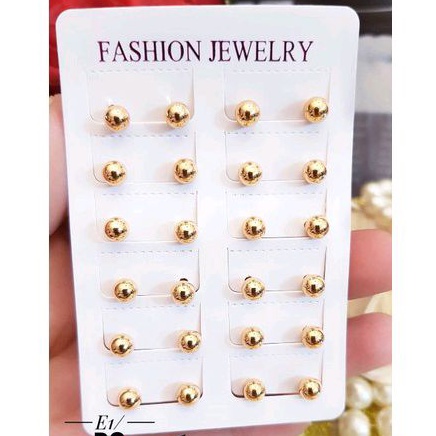 Xuping Anting Boba Polos Satuan 128225