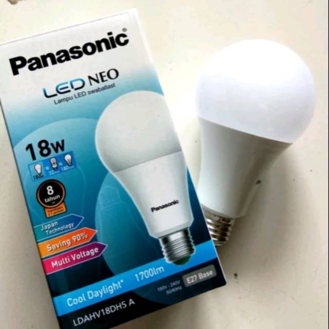 Lampu led panasonic led bulb led panasonic 18w 18 watt