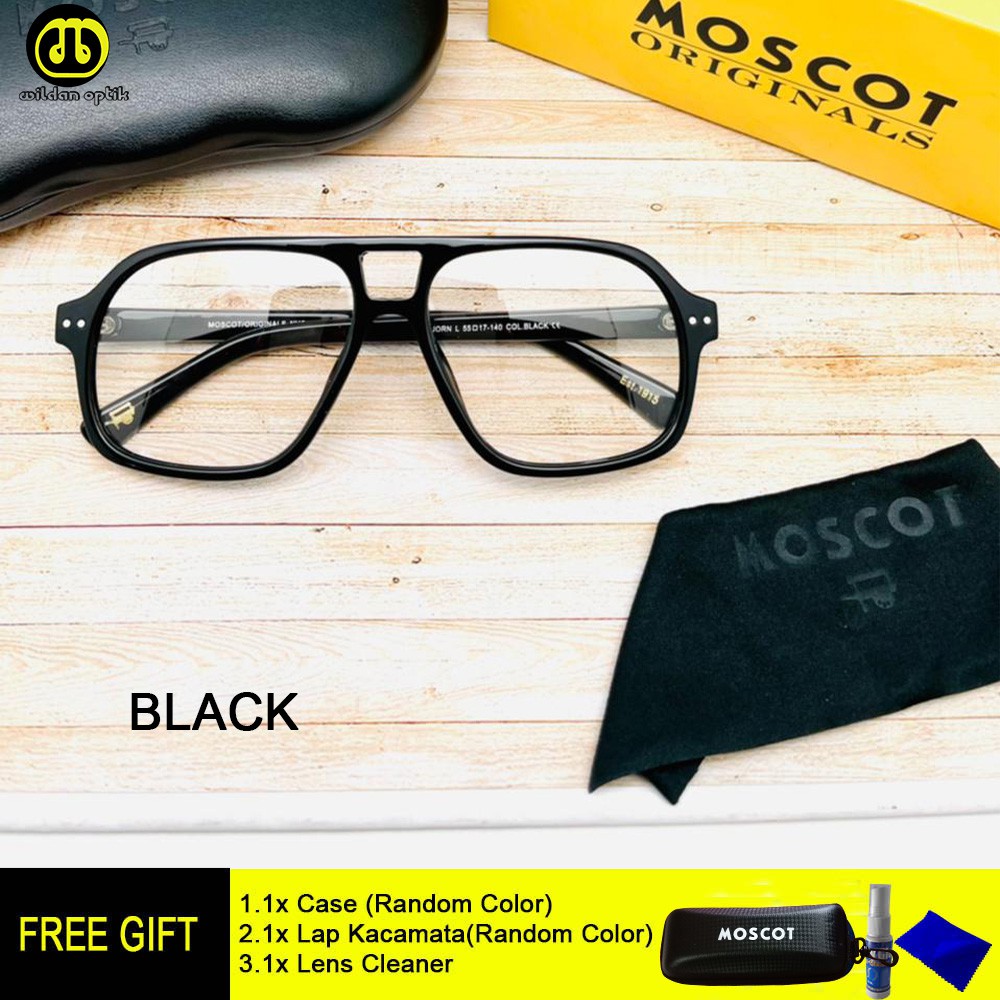 BEST SELLER PAKET KACAMATA(FRAME+LENSA) MOSCOT BJORN ANTI UV/BLUERAY/PHOTOCHROMIC/BLUECHROMIC